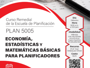 Curso Remedial de la Escuela de Planificación - PLAN 5005